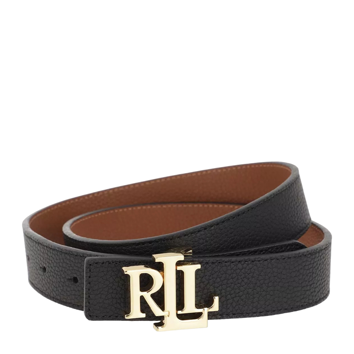 ベルト LAUREN RALPH LAUREN Woman Belt Multicolor 412912039 001 Double-sided leather belt LAUREN RALPH LAUREN | color Brown