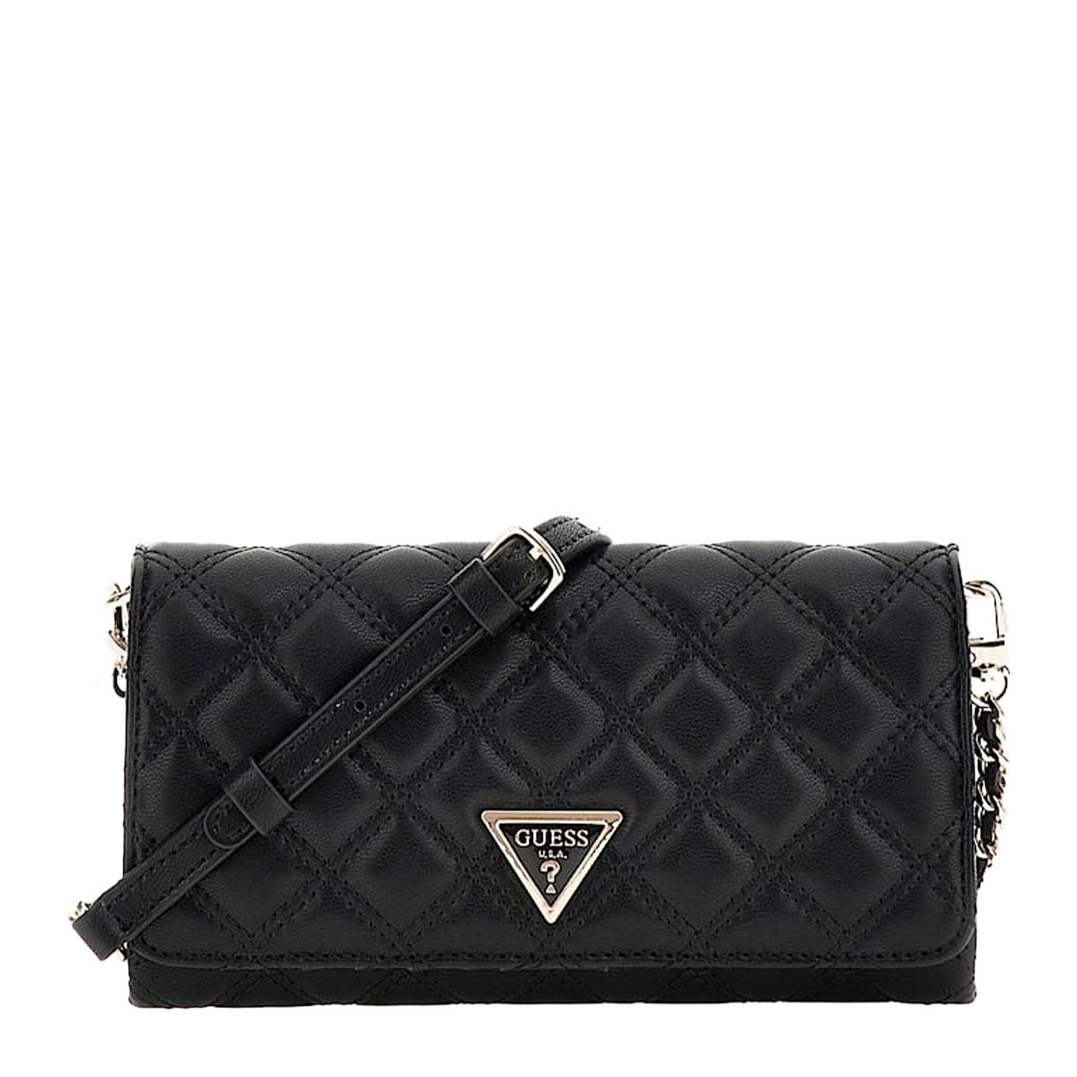 ショルダーバッグ・ポシェット Guess EDITAEDITA Quilted Mini Crossbody Flap Bag HP1A3A34 GUESS® Giully quilted mini crossbody Women