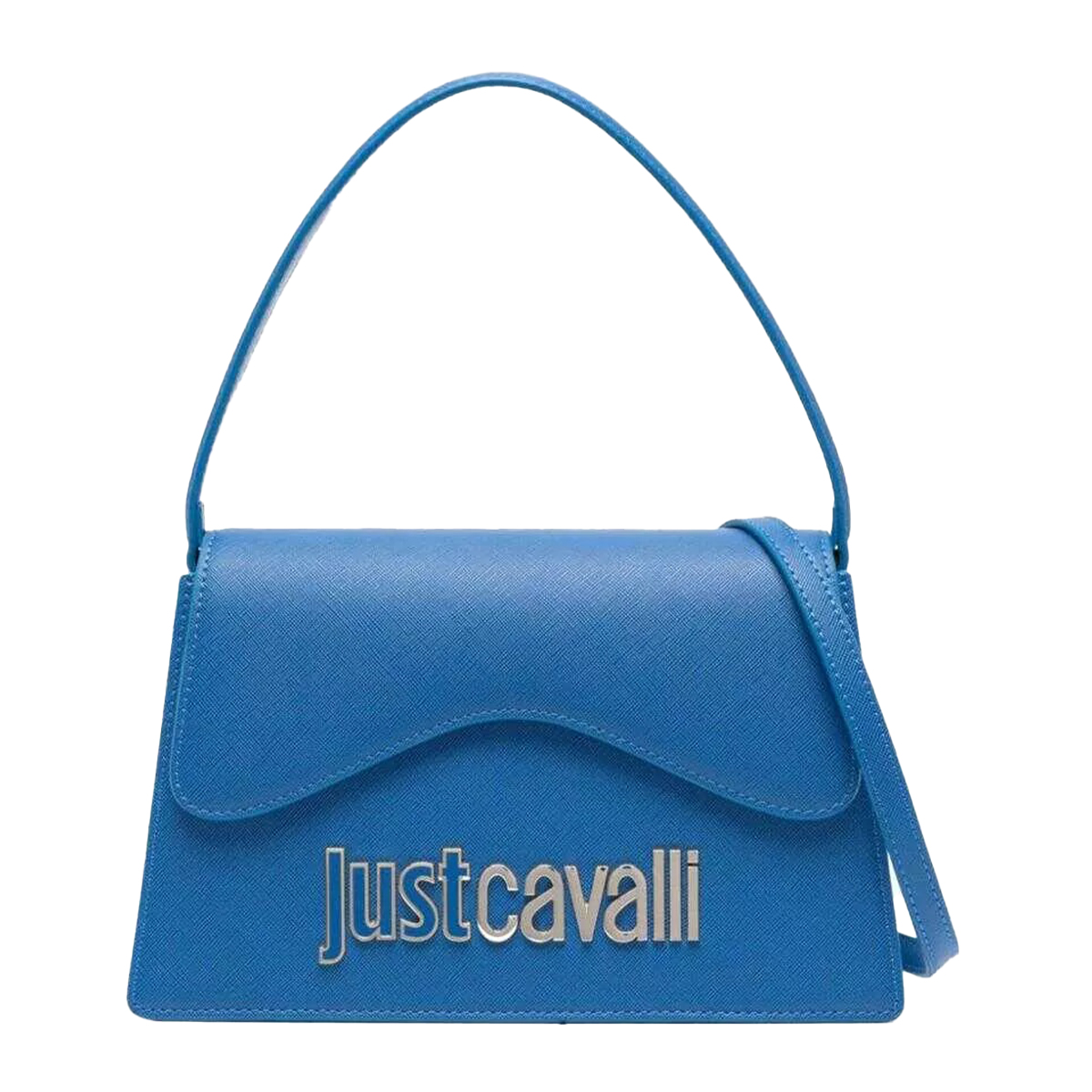 Just Cavalli Range B logo-lettering mini bag - 205 BLUE