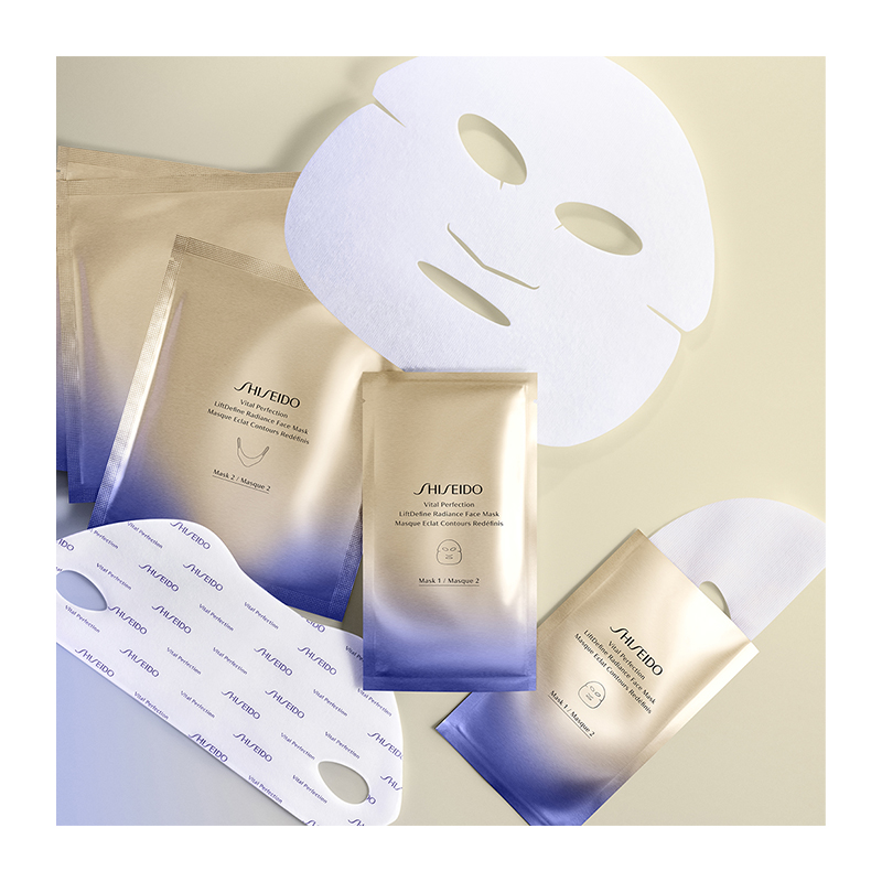 SHISEIDO VITAL PERFECTION シートマスク 6枚 SHISEIDO Vital Perfection Liftdefine Radiance Face Mask 6
