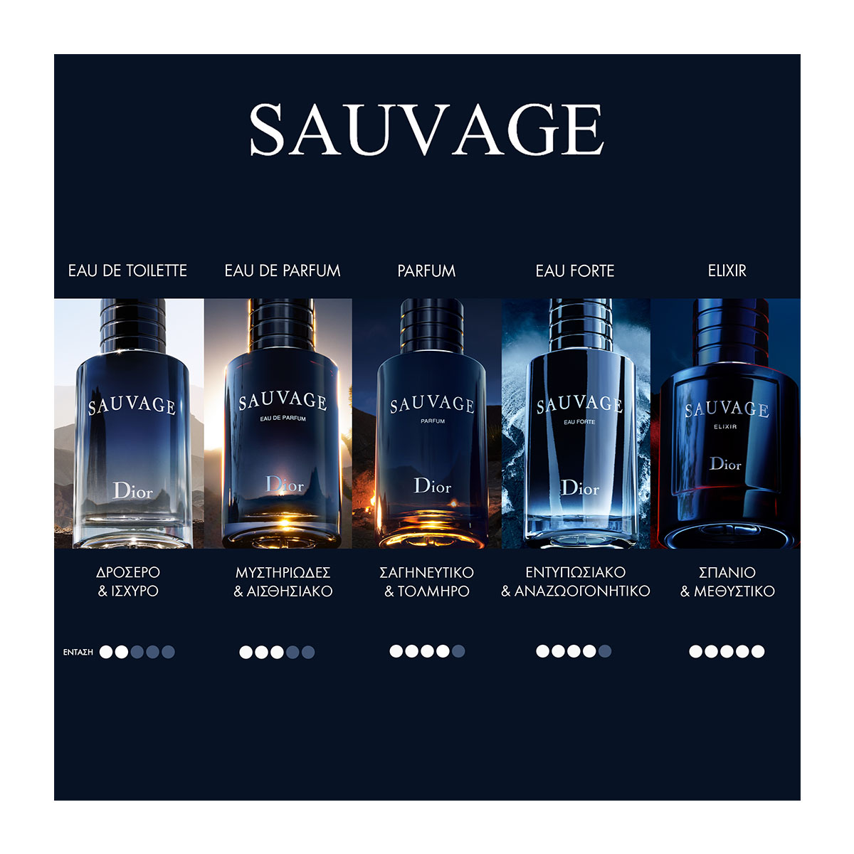 DIOR Sauvage Eau Forte Alcohol-Free Fragrance Fresh and Intense