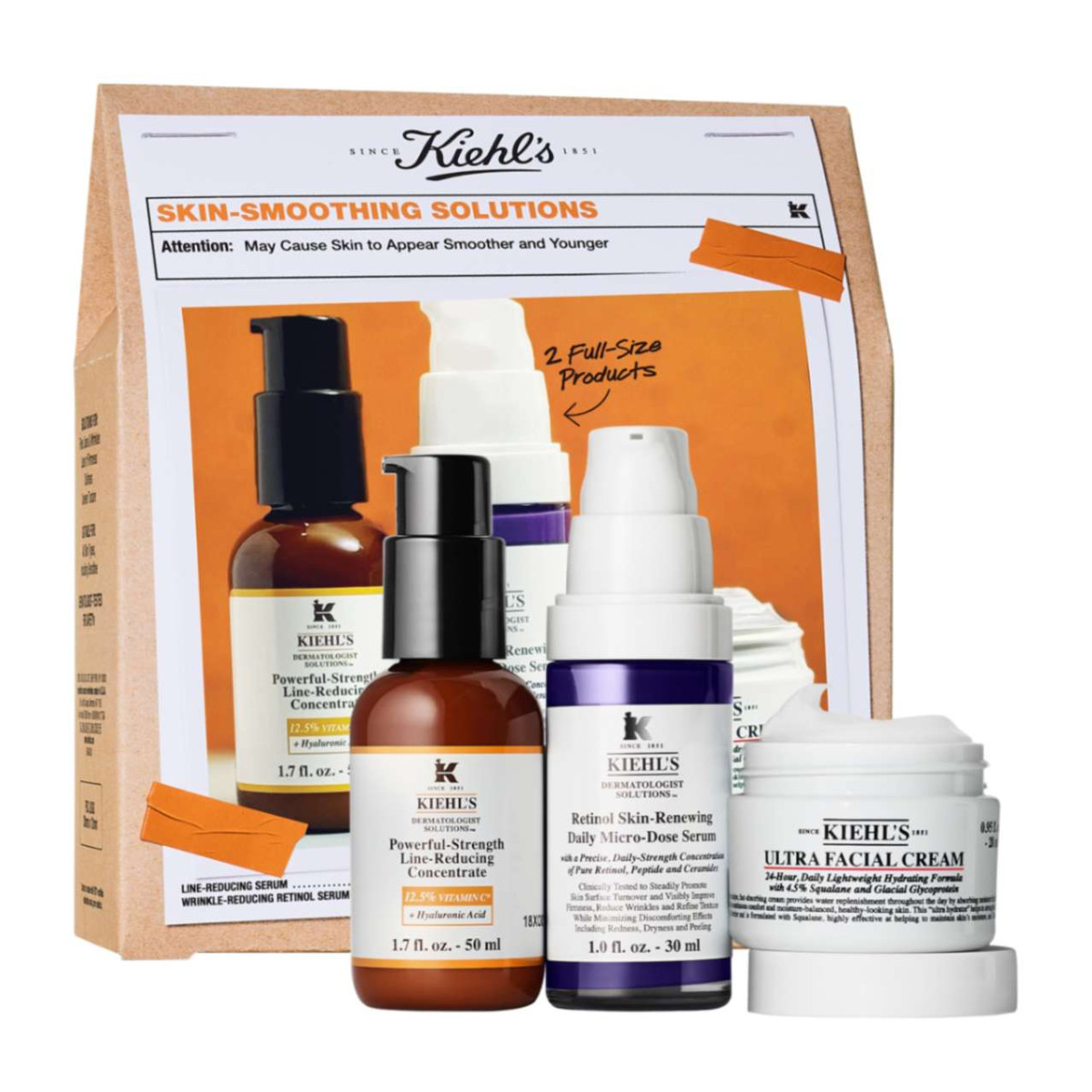 KIEHL'S Skin-Smoothing Solutions Set | Hondos Center