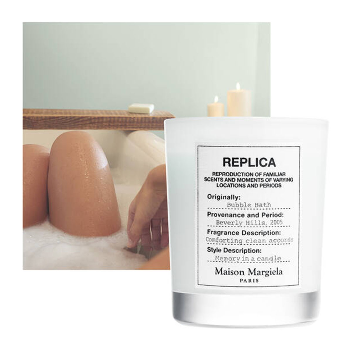 MAISON MARGIELA Replica Bubble Bath Scented Candle | Hondos