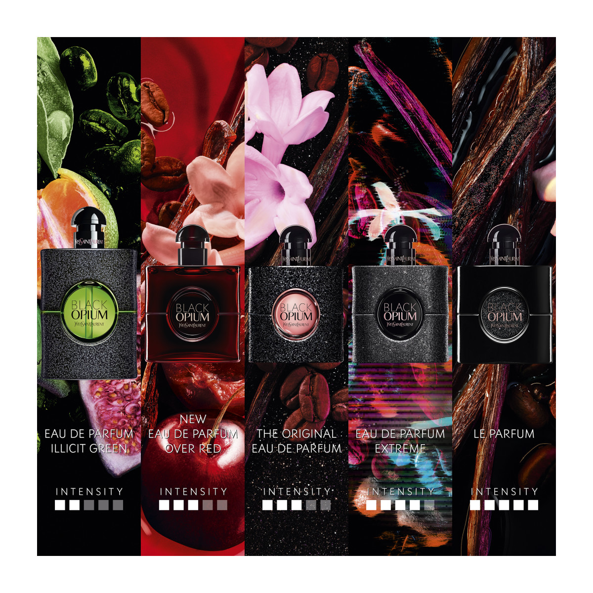 YVES SAINT LAURENT Black Opium Eau de Parfum Over Red Hondos Center