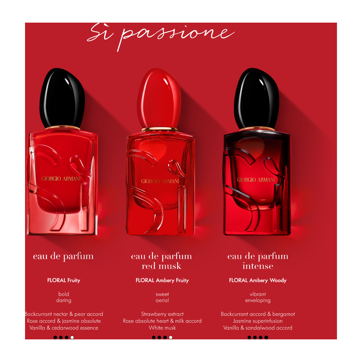 ARMANI Si Passione Red Musk | Hondos Center