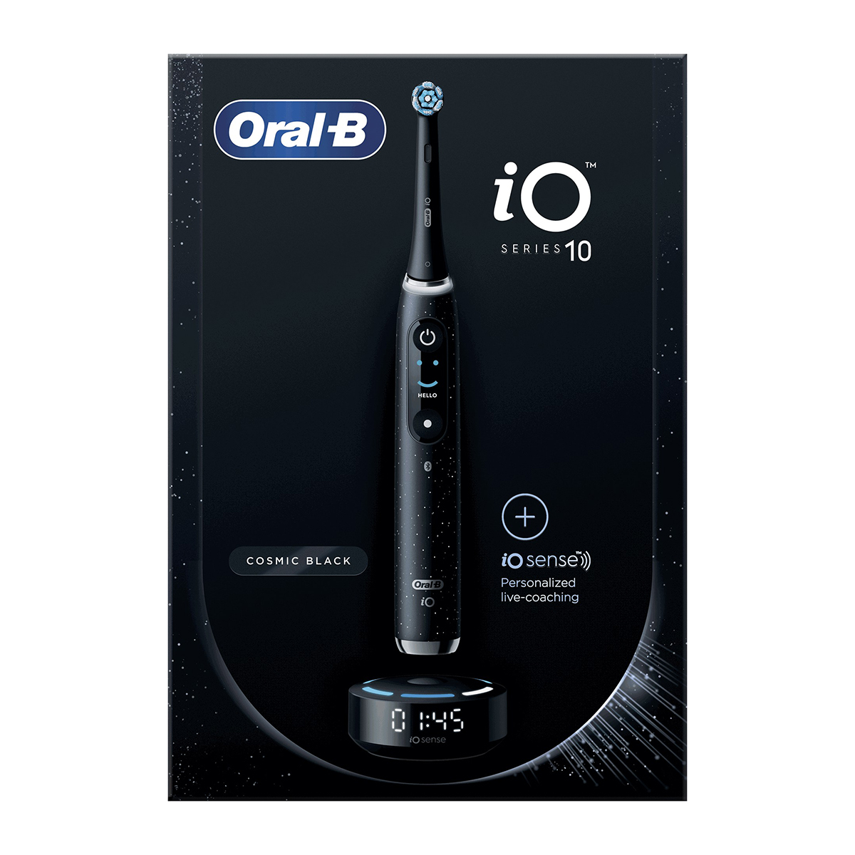 ORAL-B iO Series 10 Electric Toothbrush Magnetic Cosmic Black