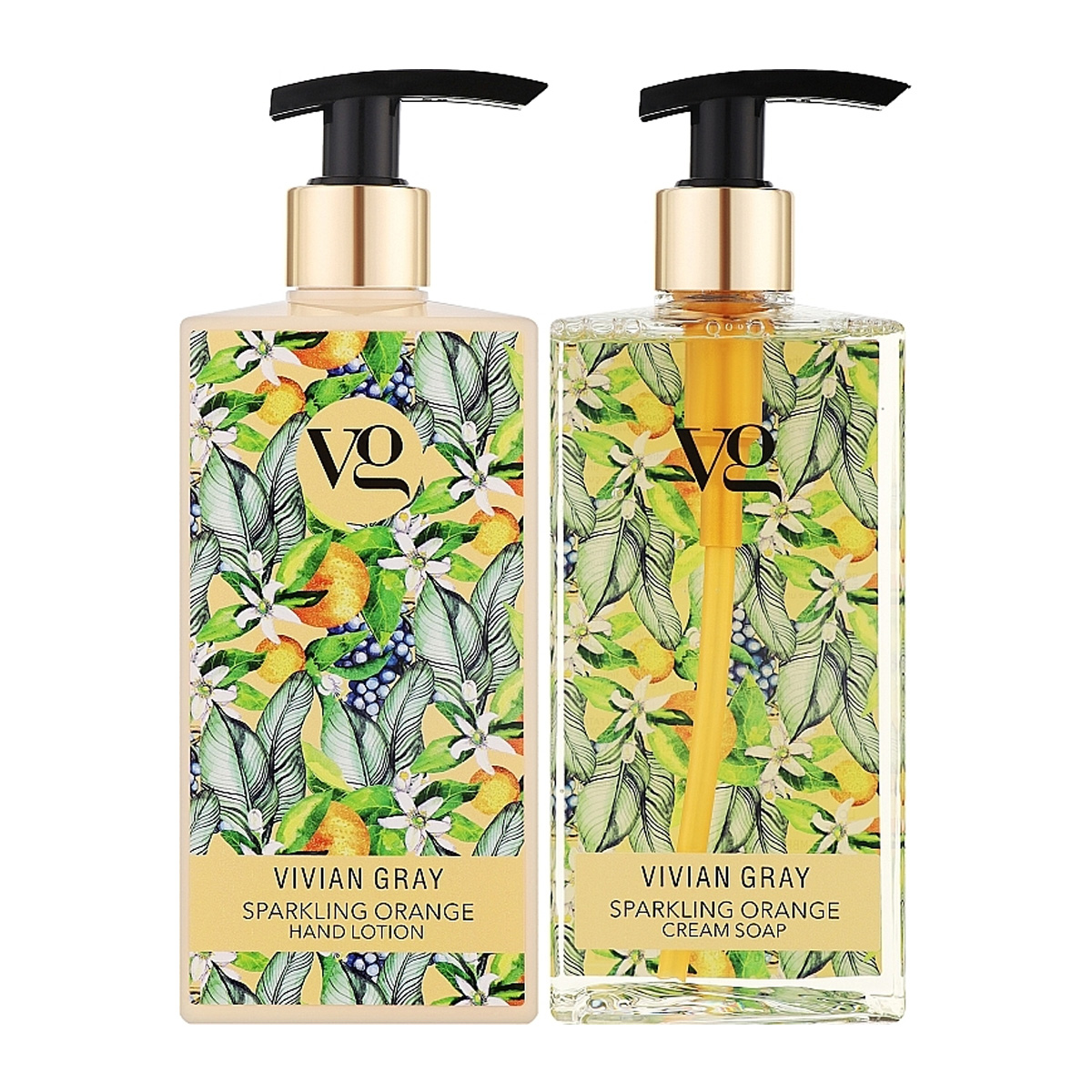 VIVIAN GRAY Sparkling Orange Gift Set – Cream Soap & Hand Lotion