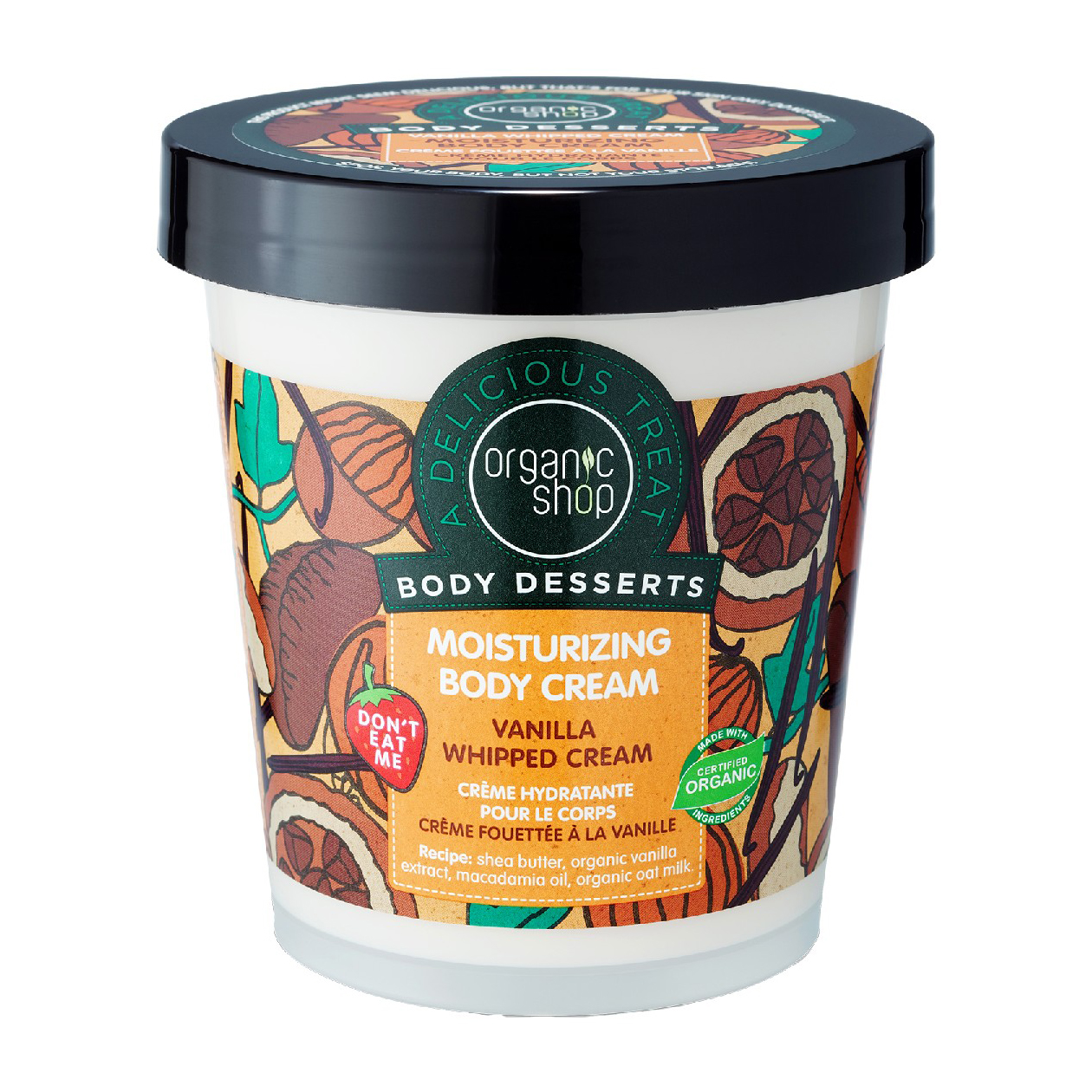 NATURA SIBERICA Body Desserts Vanilla Whipped Cream Moisturizing