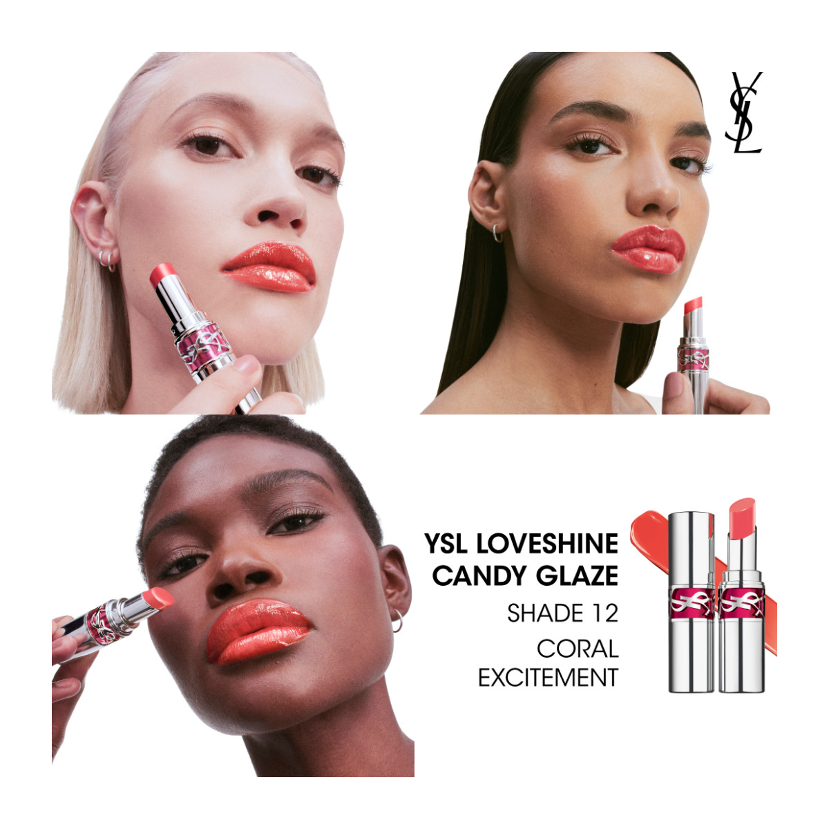 YVES SAINT LAURENT YSL Loveshine Candy Glaze - Lip Gloss Stick