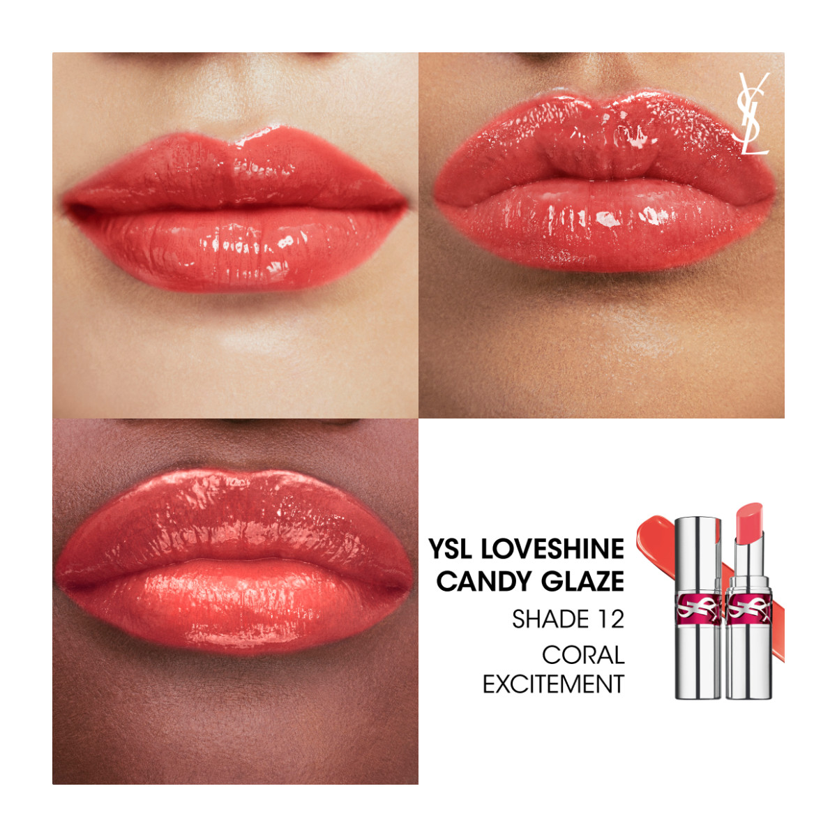 YVES SAINT LAURENT YSL Loveshine Candy Glaze - Lip Gloss Stick