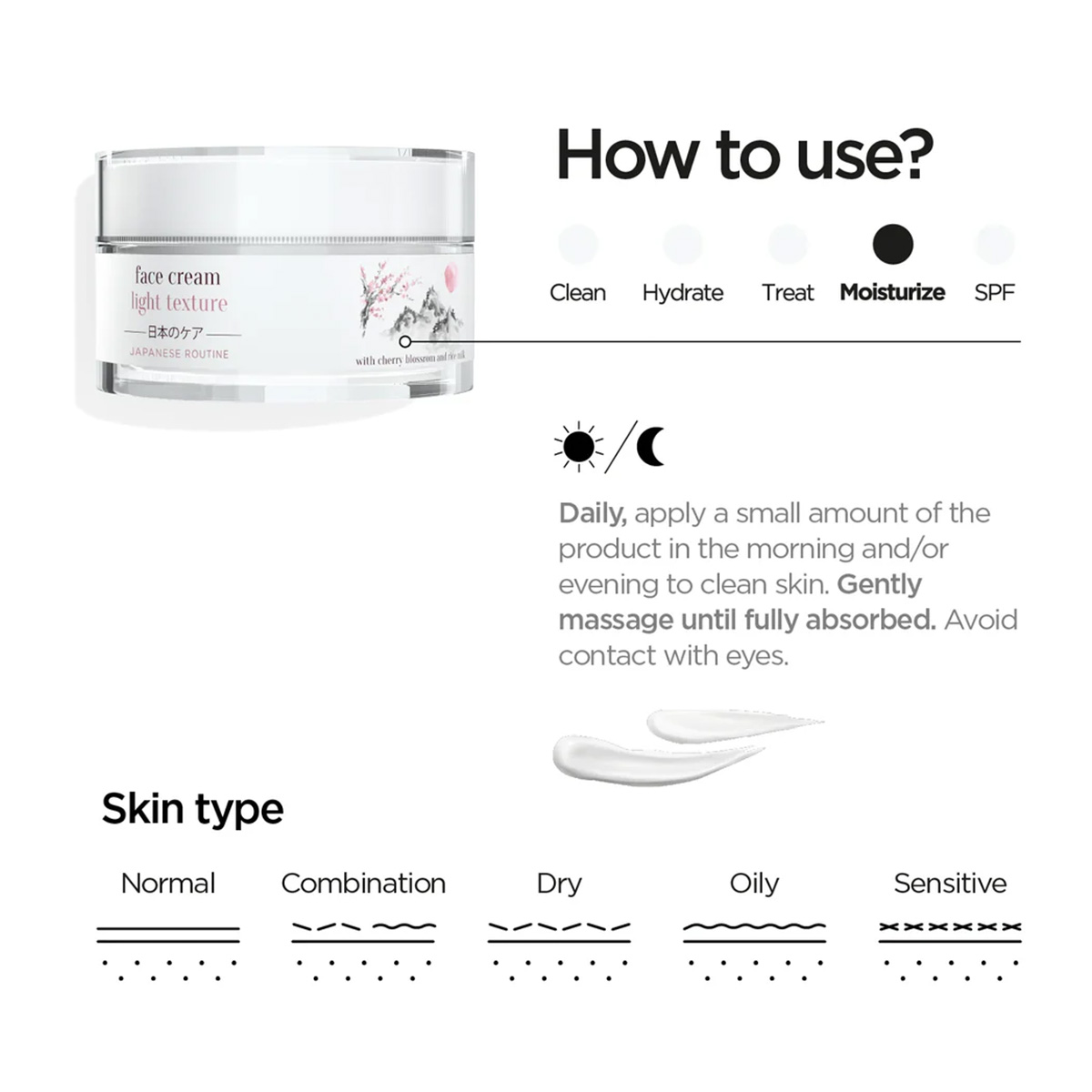 REVOX Japanese Routine Face Cream Light Texture | Hondos Center