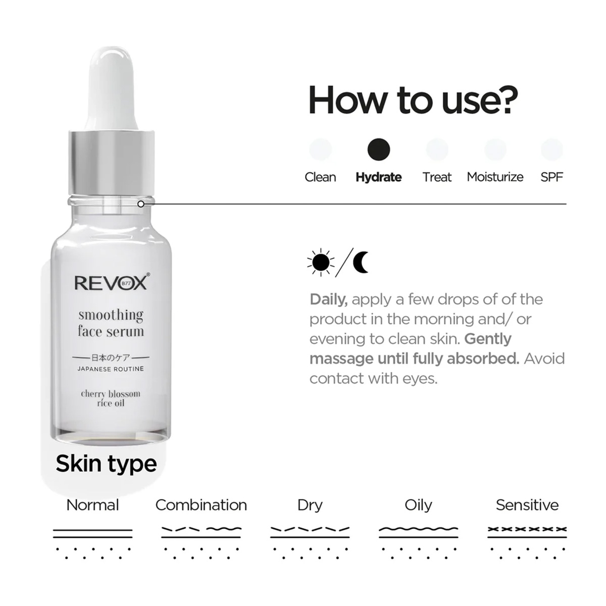 REVOX Japanese Routine Smoothing Face Serum | Hondos Center