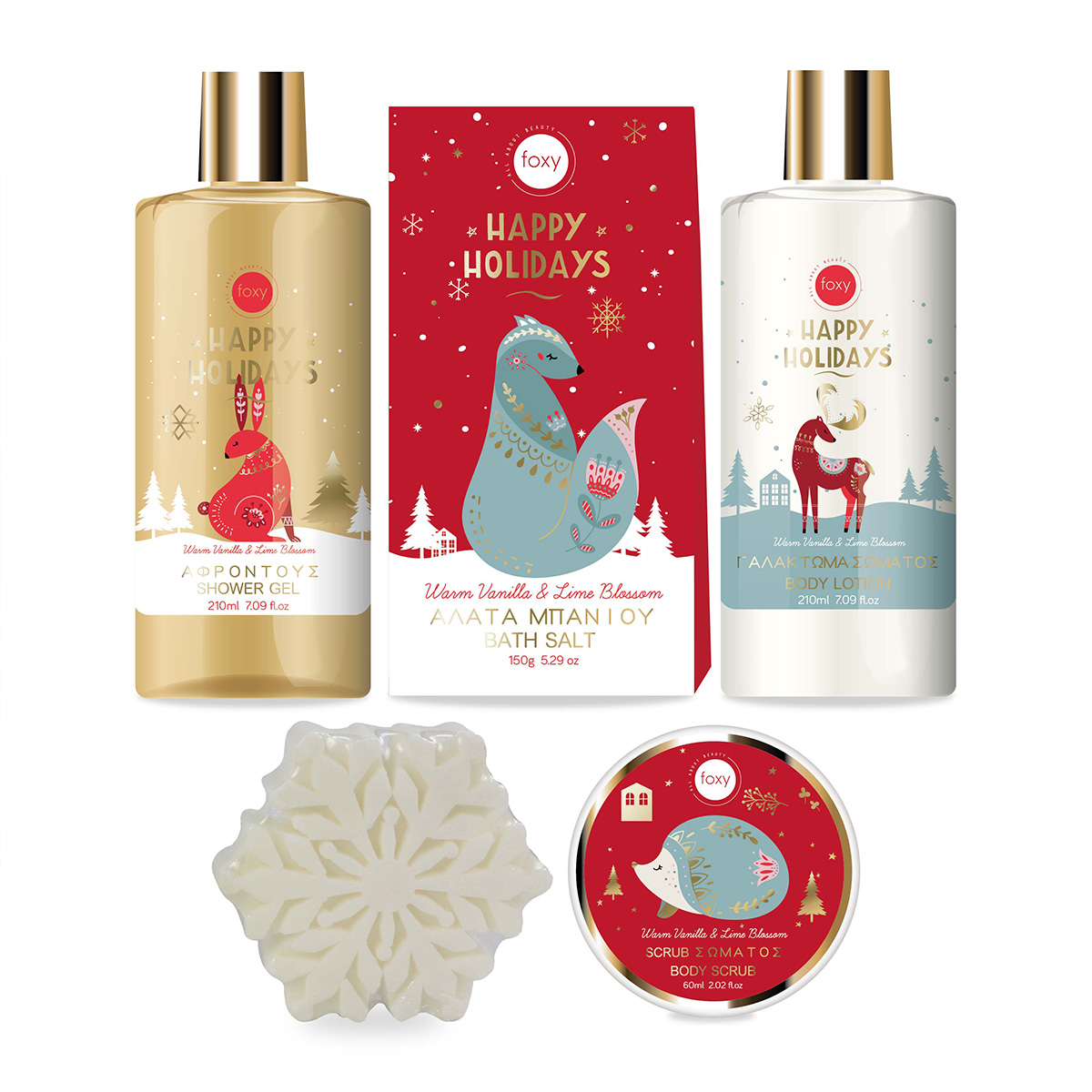 FOXY Christmas Gift Set Warm Vanilla & Lime Blossom | Hondos