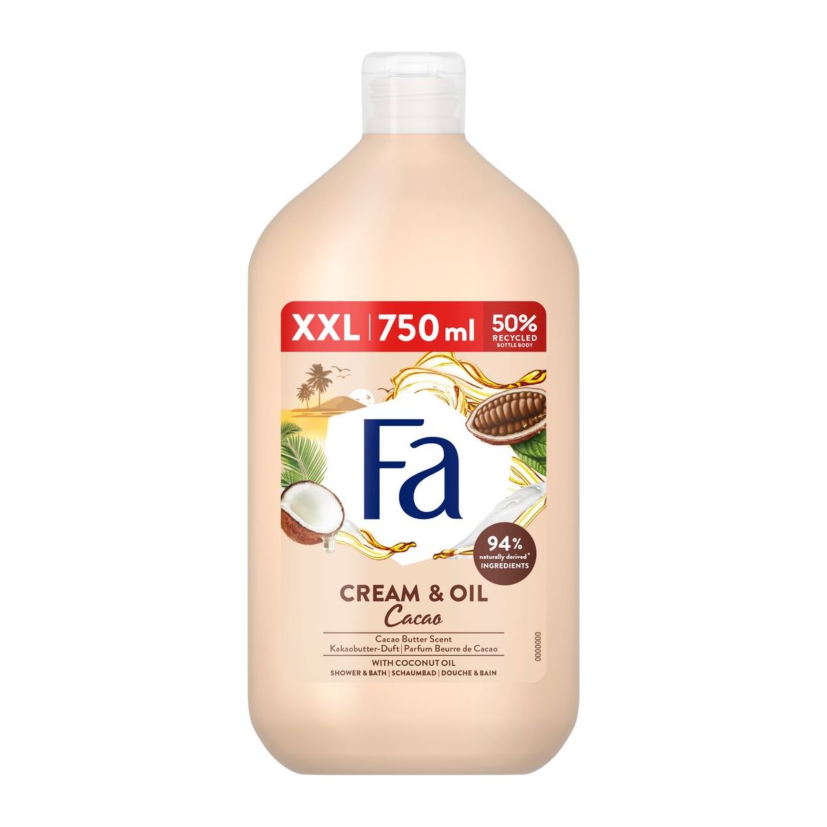 Αφρόλουτρο Cream & Oil Cacao