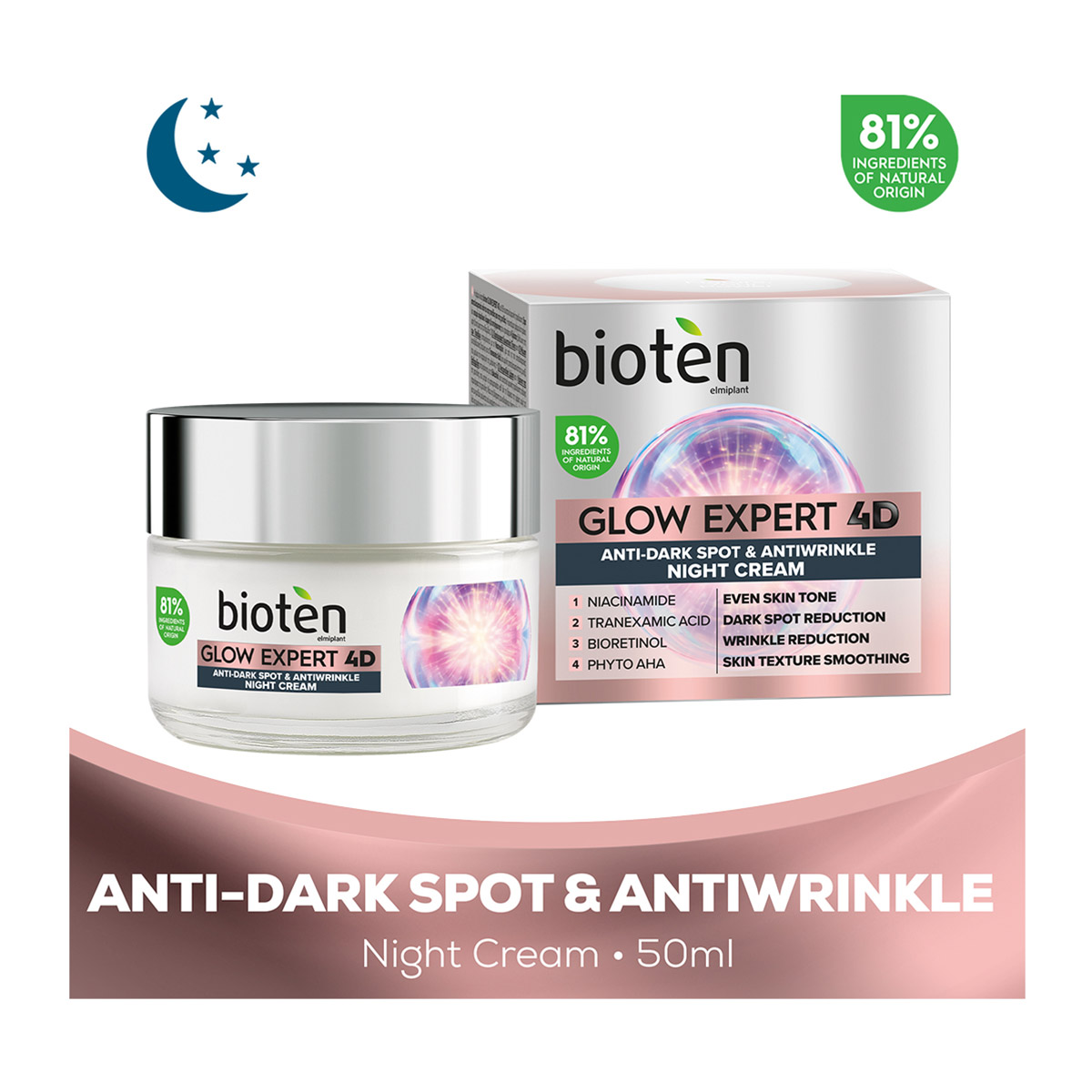 BIOTEN Glow Expert 4D Δράση Κατά Των Πανάδων & Των Ρυτίδων Κρέμα