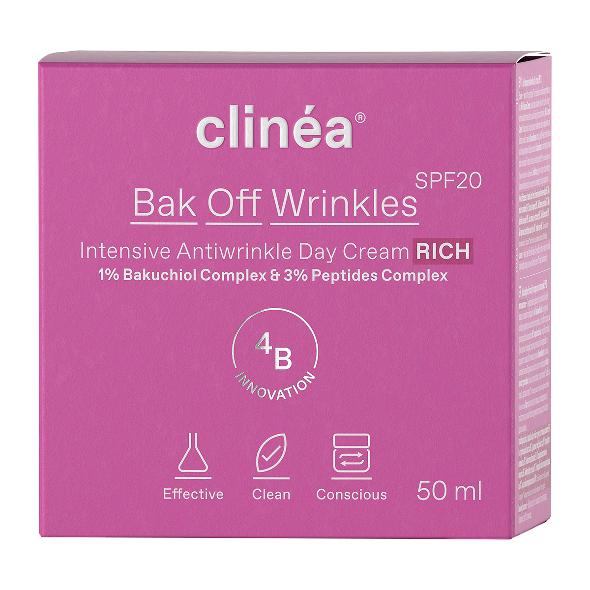 CLINEA Anti-Wrinkle Day Cream Bak Off Wrinkles Rich Spf20 | Hondos