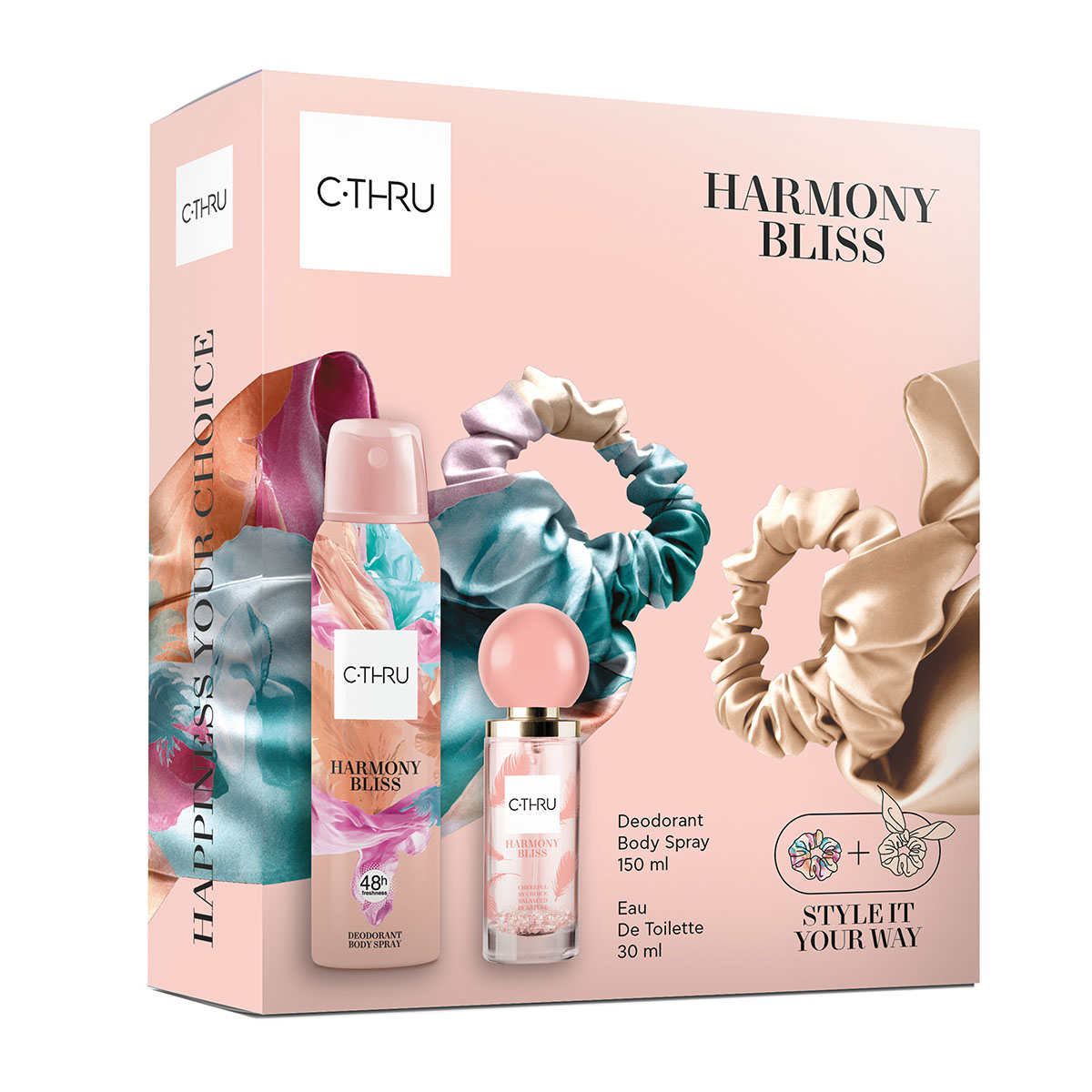 Άρωμα  Αποσμητικό Spray Harmony Bliss & Scrunchie