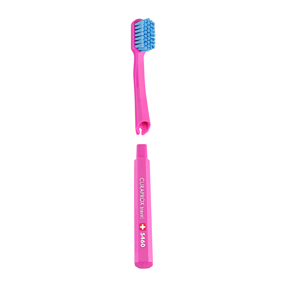 CURAPROX - TRAVEL SET BE YOU Gentle Everyday Whitening Toothpaste (Βατόμουρο & Γλυκόριζα) - 10ml, Οδοντόβουρτσα CS 5460 & Μεσοδόντια Βουρτσάκια