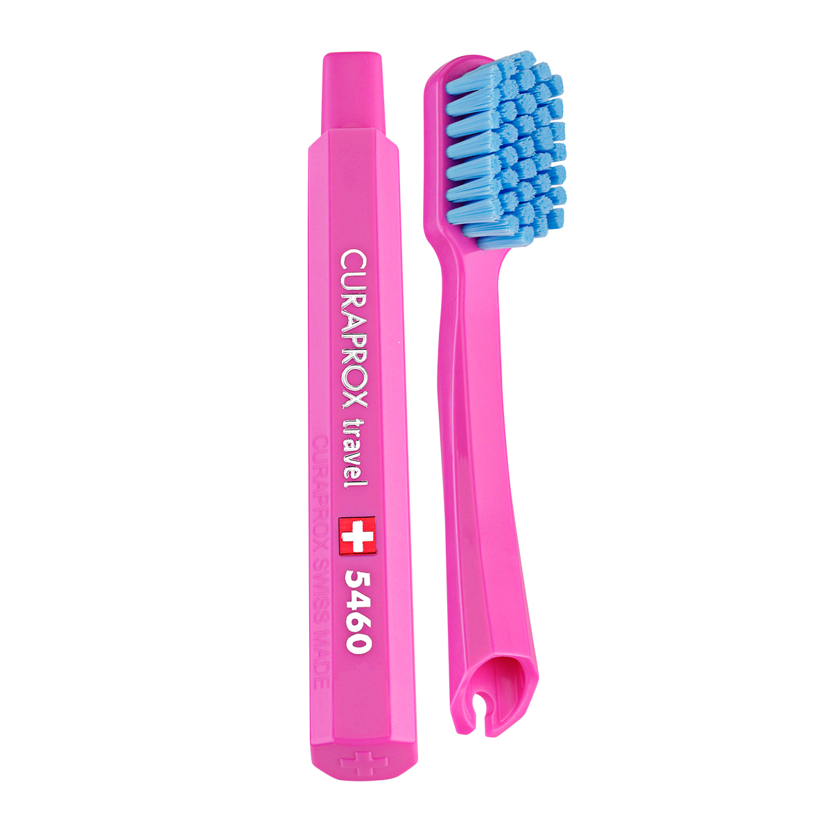 CURAPROX - TRAVEL SET BE YOU Gentle Everyday Whitening Toothpaste (Βατόμουρο & Γλυκόριζα) - 10ml, Οδοντόβουρτσα CS 5460 & Μεσοδόντια Βουρτσάκια