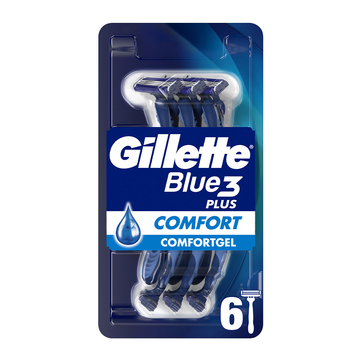 Blue3 Plus Comfort Ξυραφάκια Μίας Χρήσης για Άνδρες