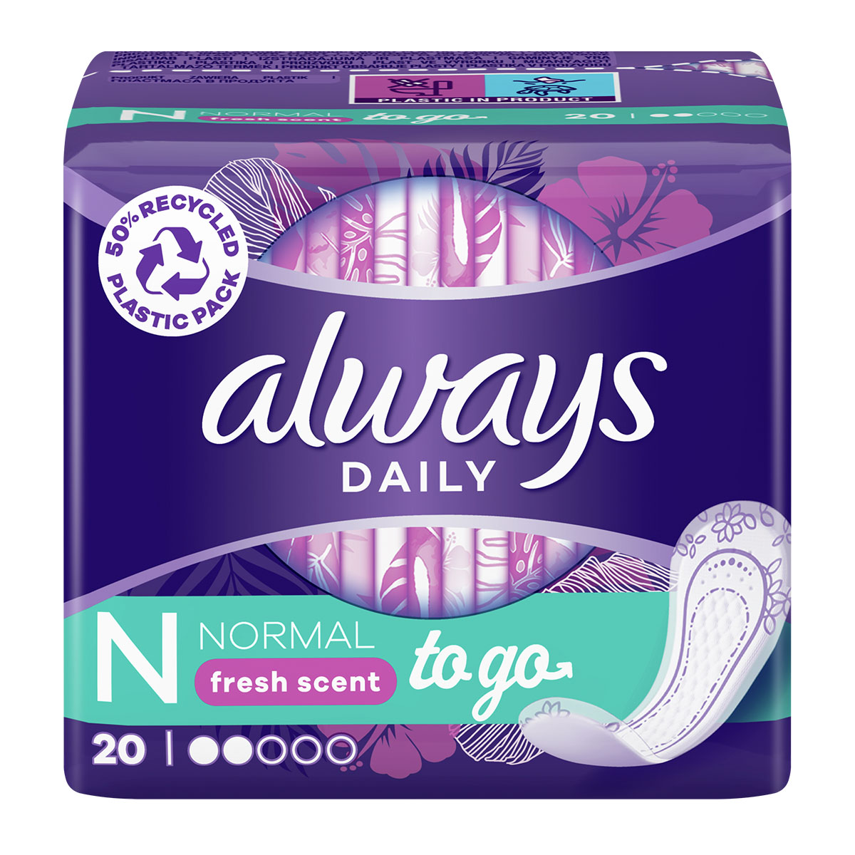 Dailies Singles To Go Fresh Σερβιετάκια