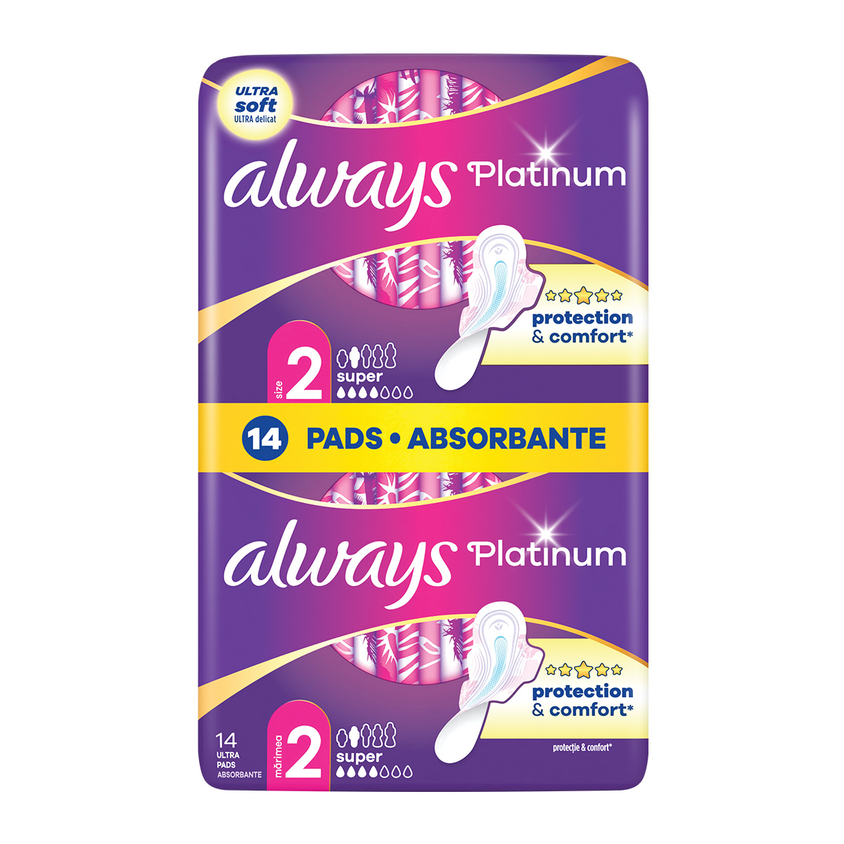 Platinum Ultra Long Plus Σερβιέτες με Φτερά