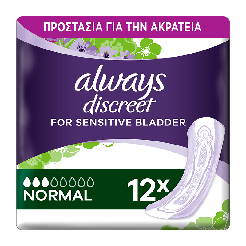 Discreet Σερβιέτες για την Ακράτεια Normal