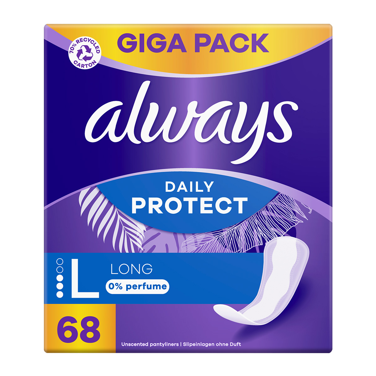Σερβιετάκια Daily Protect Long 0% Άρωμα