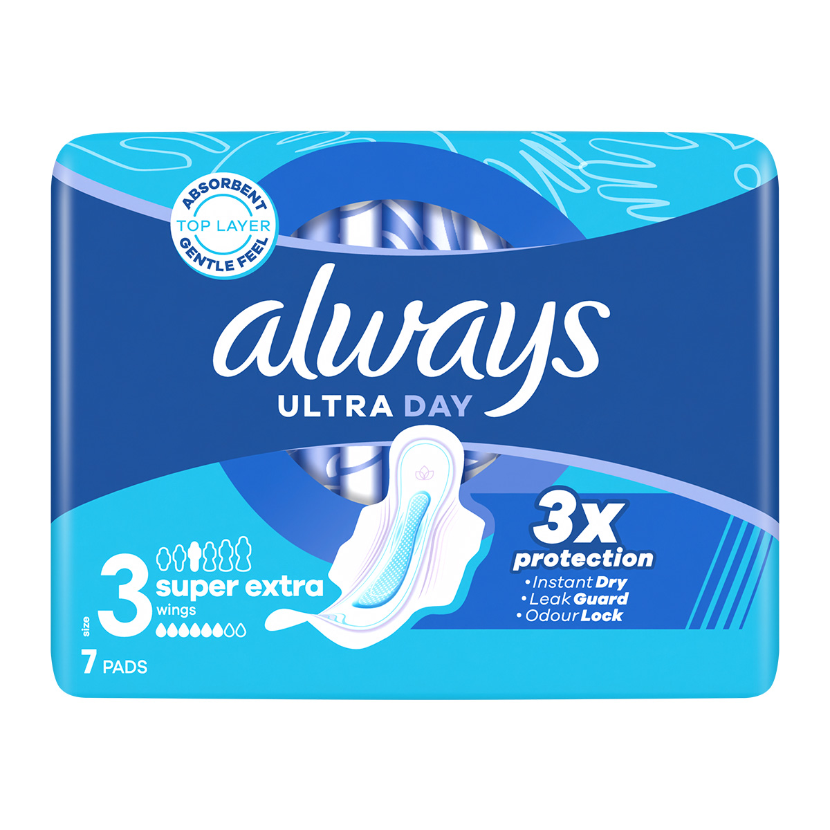 Σερβιέτες Ultra Super Extra (Μέγεθος 3) Φτερά