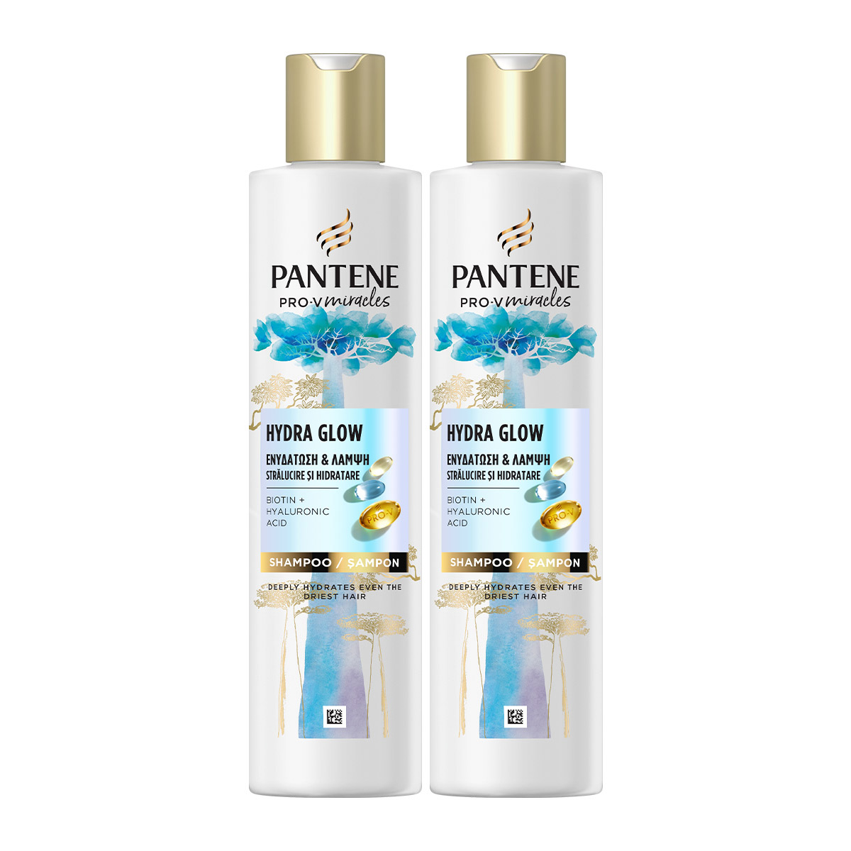 Σαμπουάν Pro-V Miracles Ενυδάτωση & Λάμψη Duo Pack